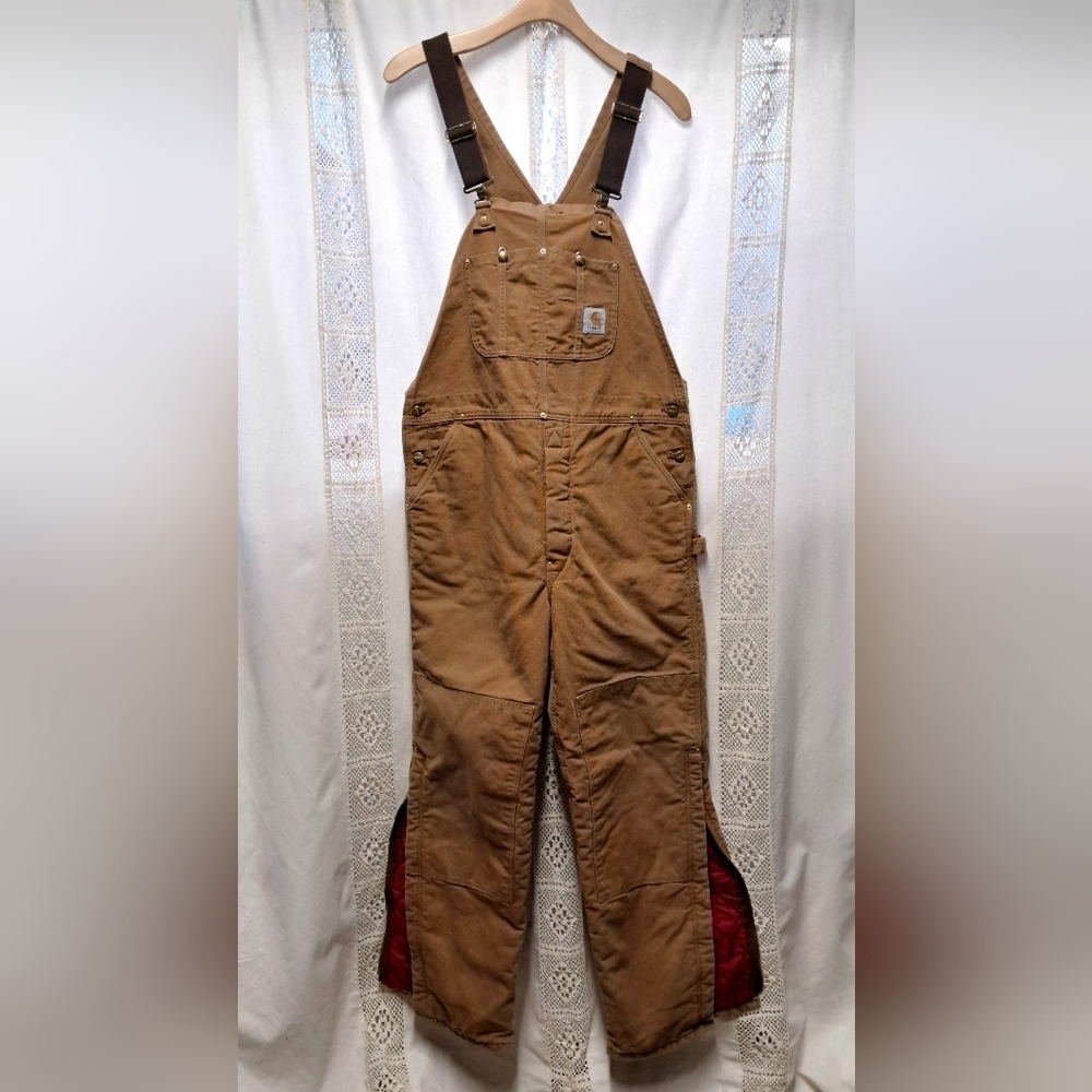 Carhartt Tan Work Coveralls